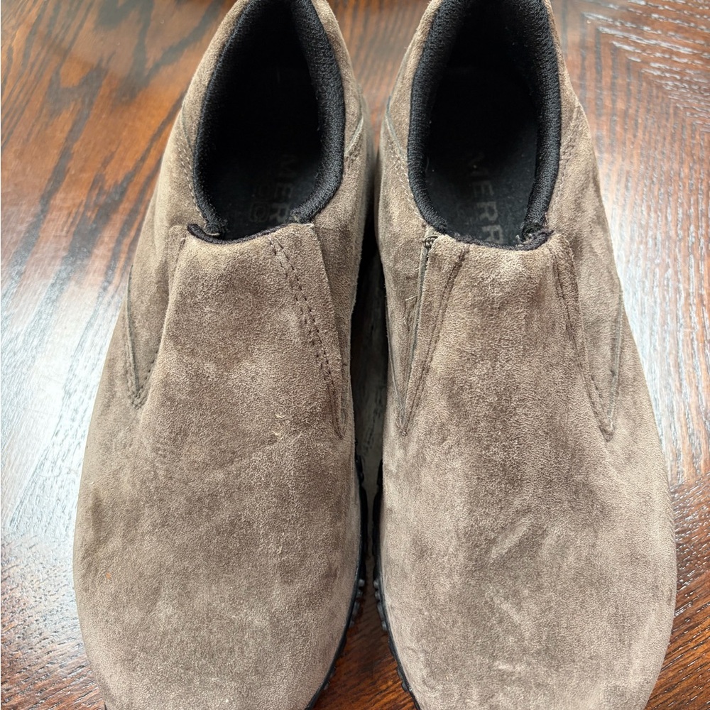 Merrell Jungle Vibram Men's Brown Suede Slip-Ons NEW